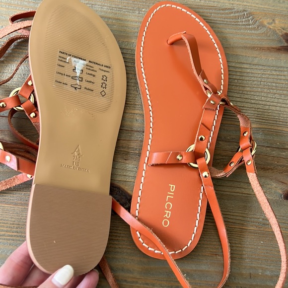 Pilcro New Ankle Wrap Sandals 7 - Picture 4 of 6